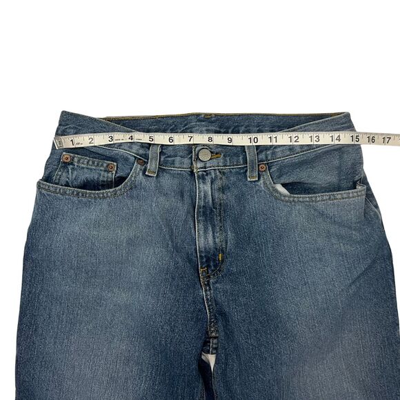 Vintage Polo Jeans Ralph Lauren Womens 10 Heritage Preppy Cropped Saturday Jeans - Picture 5 of 16